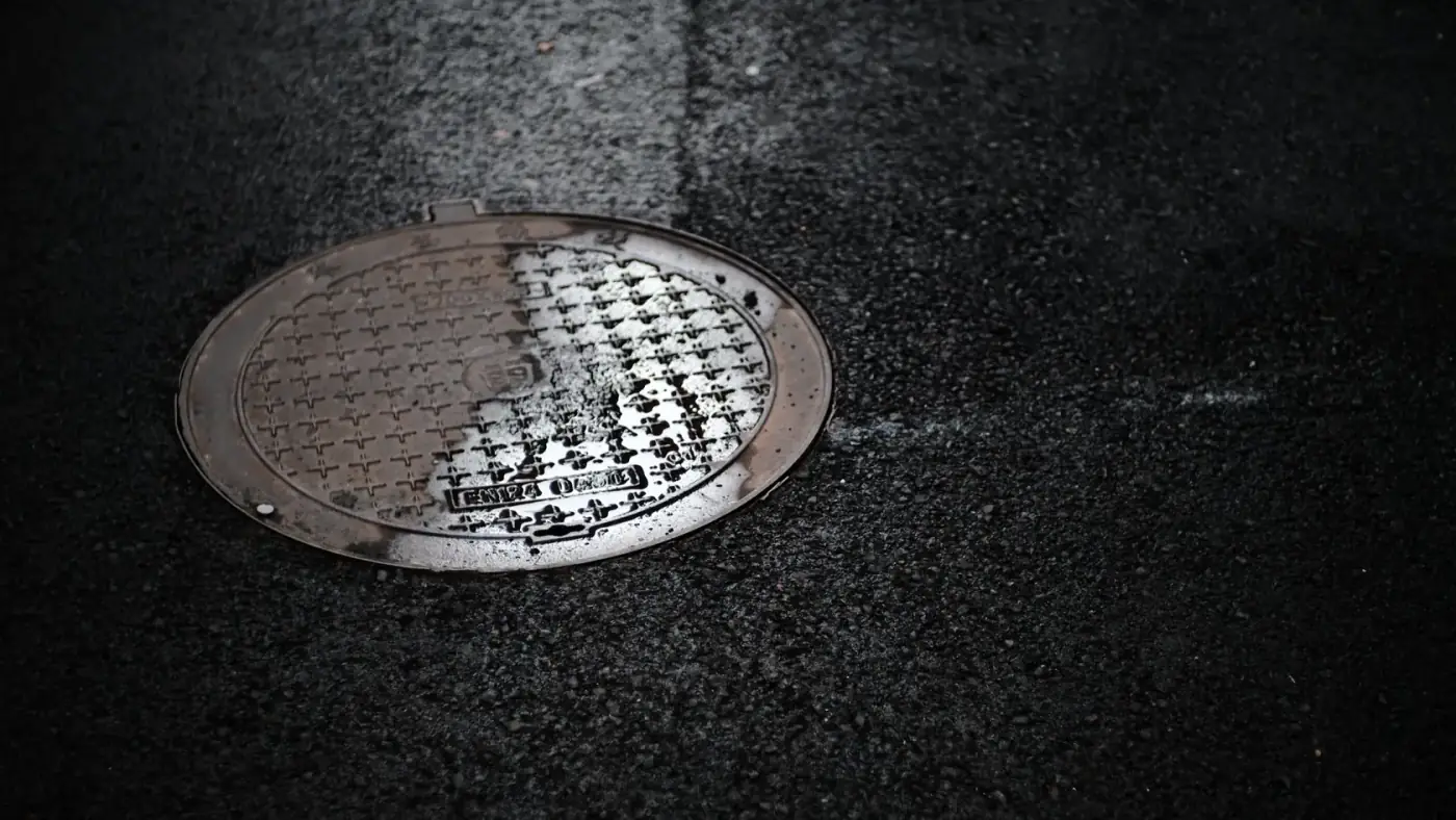 Municipal sewer connection in Kuwait