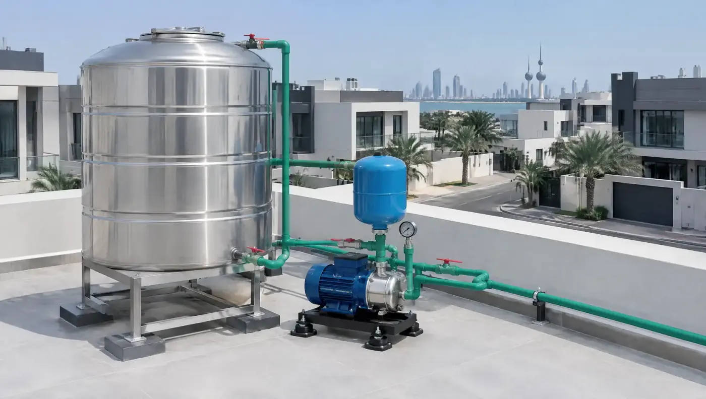 Water pump install & service in Kuwait