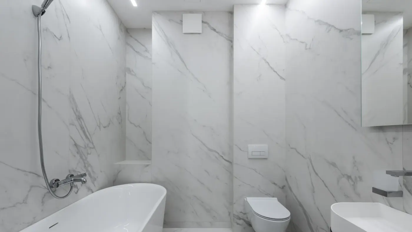 Western toilet installation in Kuwait