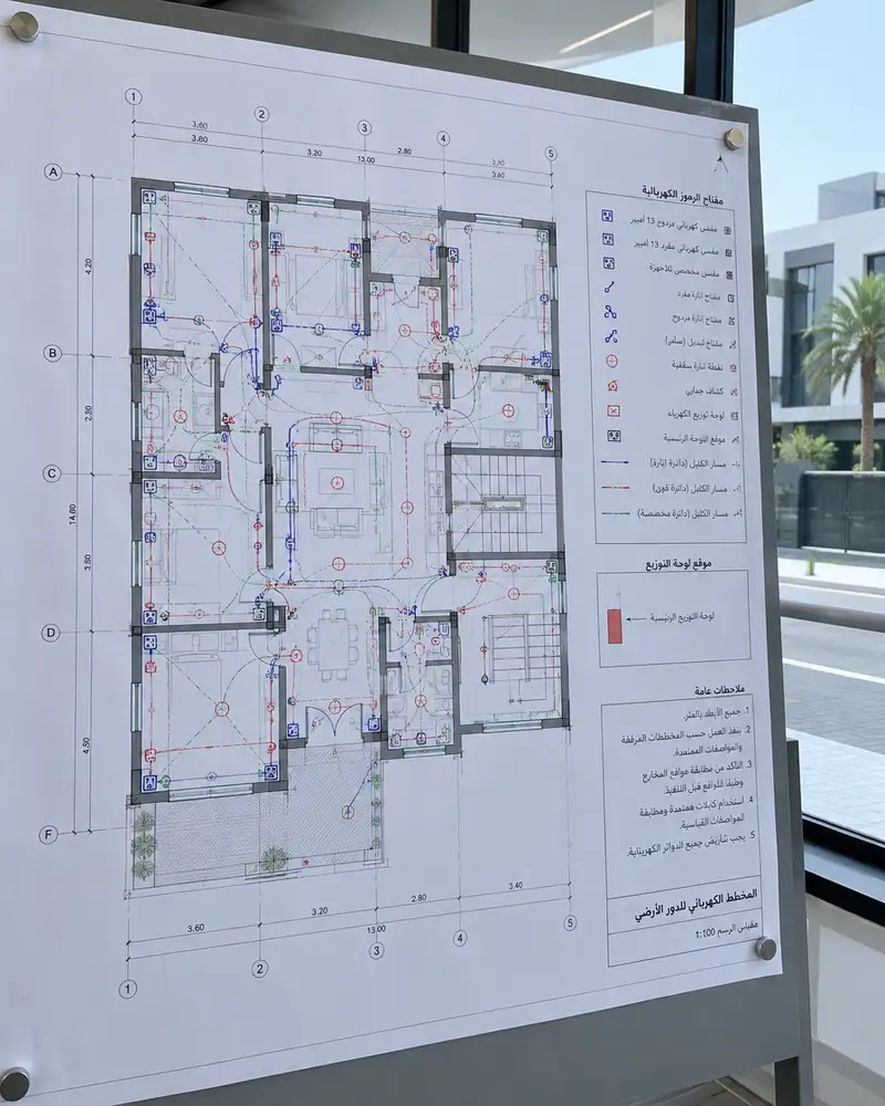ما تشمله المخططات - تصميم ومخططات هندسية