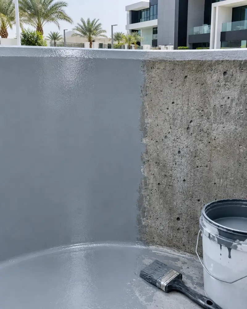Tank services we carry out - Tank waterproofing & cleaning