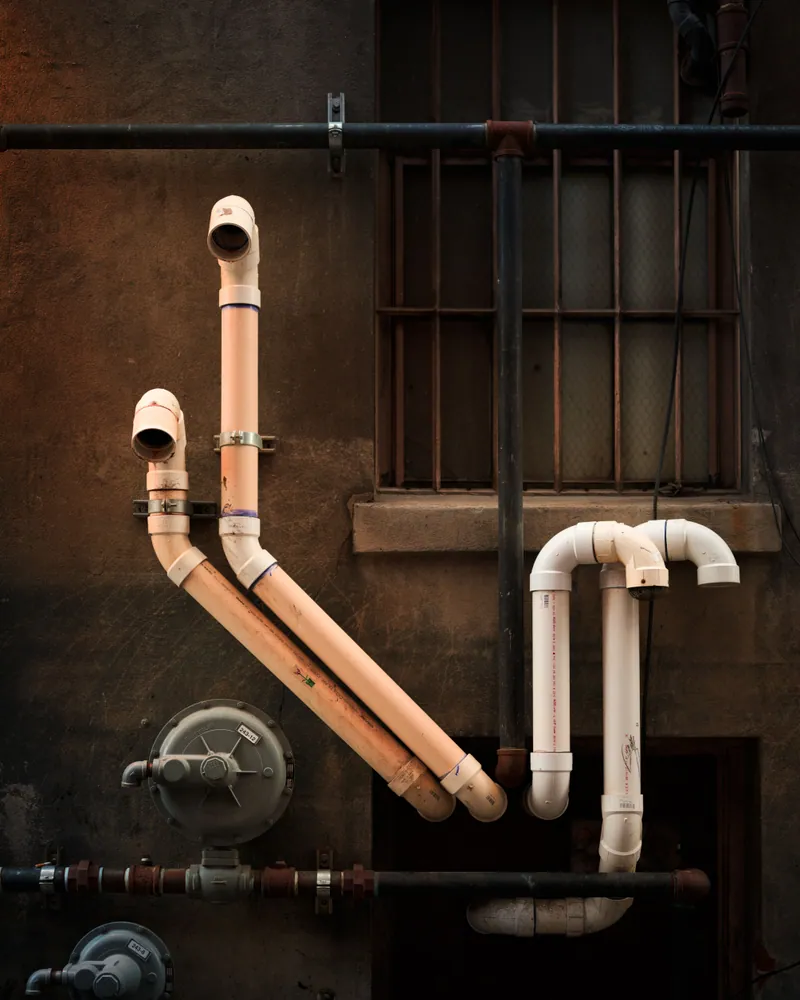 Apartment first-fix plumbing in Kuwait