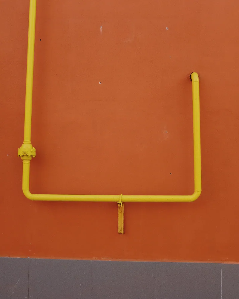 PEX plumbing runs in Kuwait