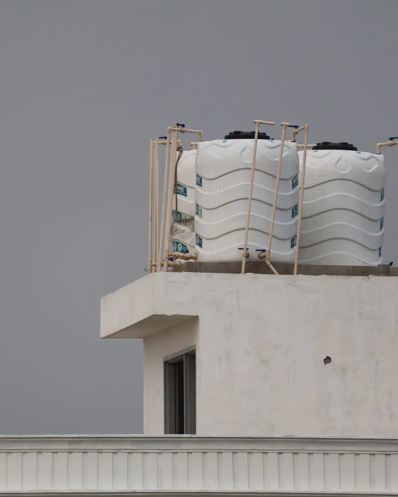 Water tank installation in Kuwait