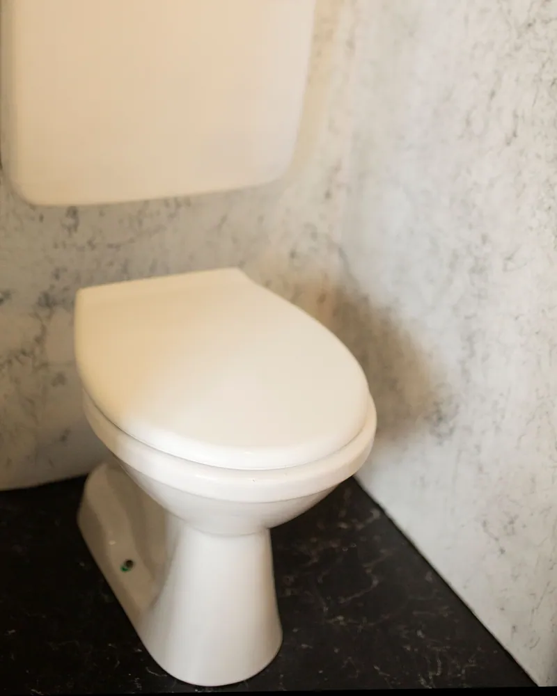 Western toilet installation in Kuwait